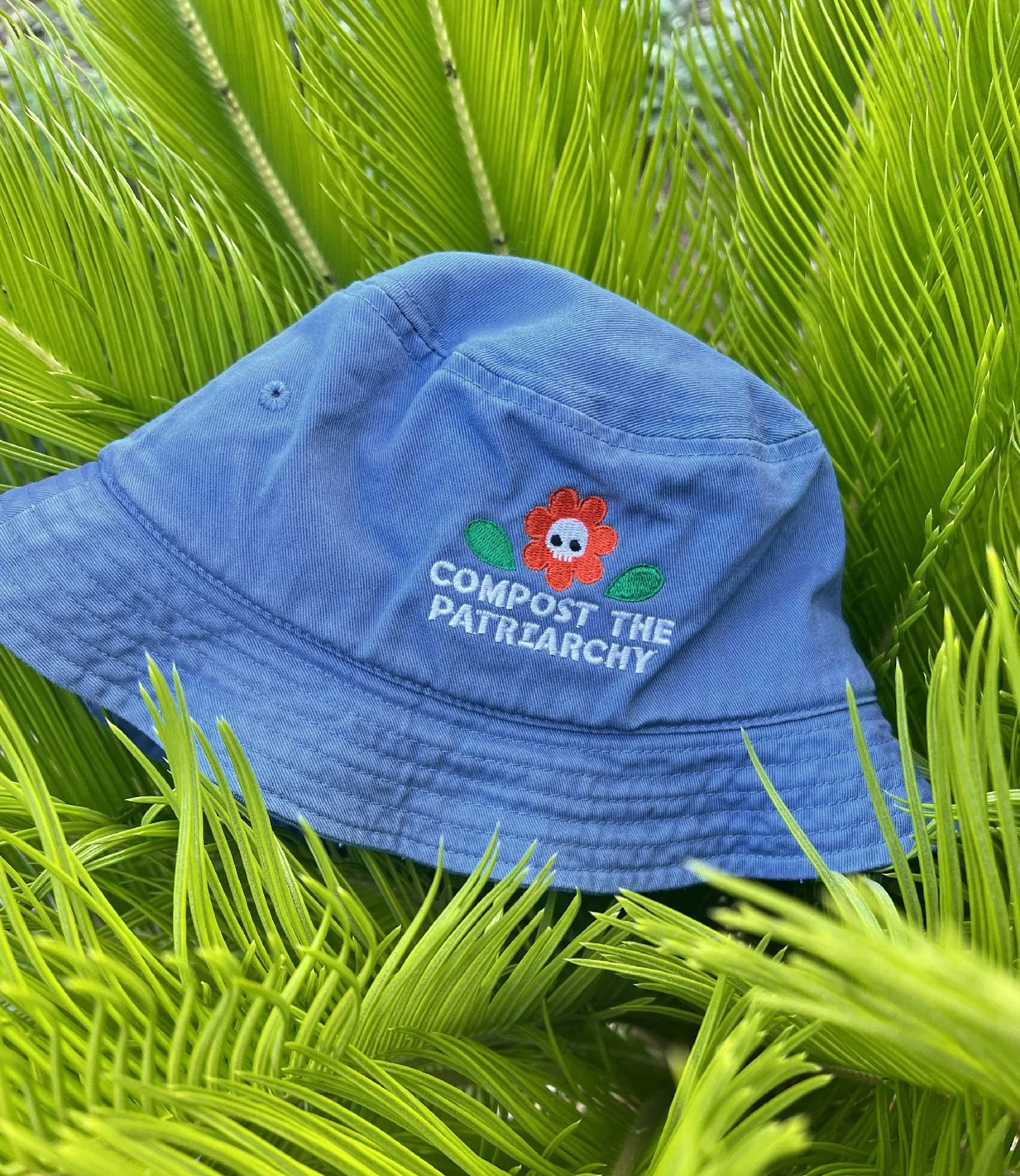 Compost the Patriarchy Bucket Hat — Joy Max Jardín